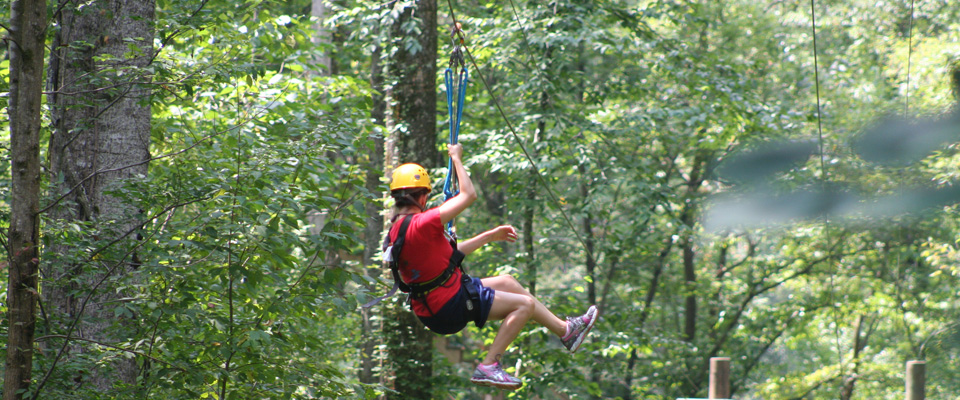 Ziplining in Tennessee