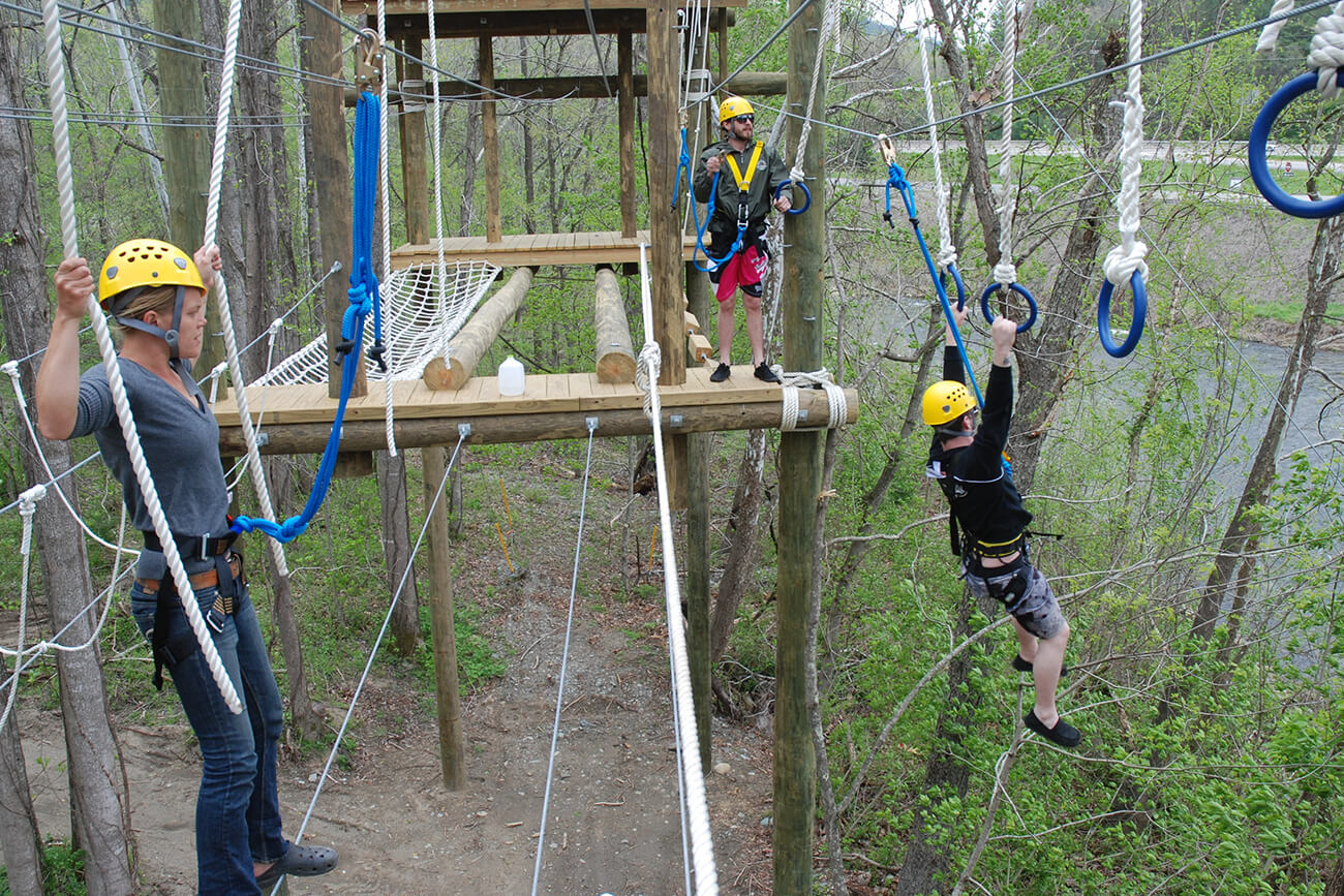 Rafting In the Smokies Ropes Course Challenge Pictures & Photo Gallery